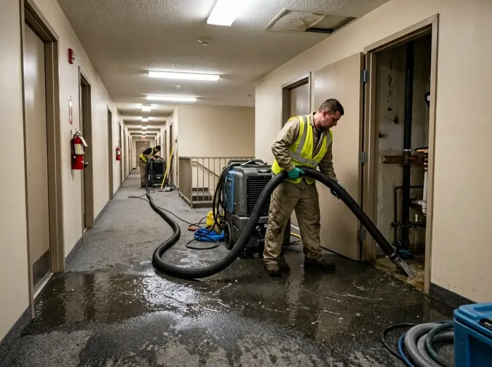 multi-unit-apartment-hallway-f-005 — frequently asked questions, Emergency Burst Pipe Water Extraction & Removal in Cathcart…